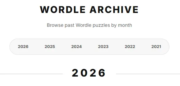 Home 4 wordle archive three