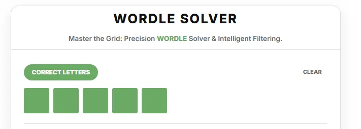 Home 5 wordle solver